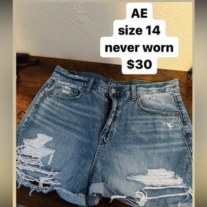 never worn American Eagle Jean shorts